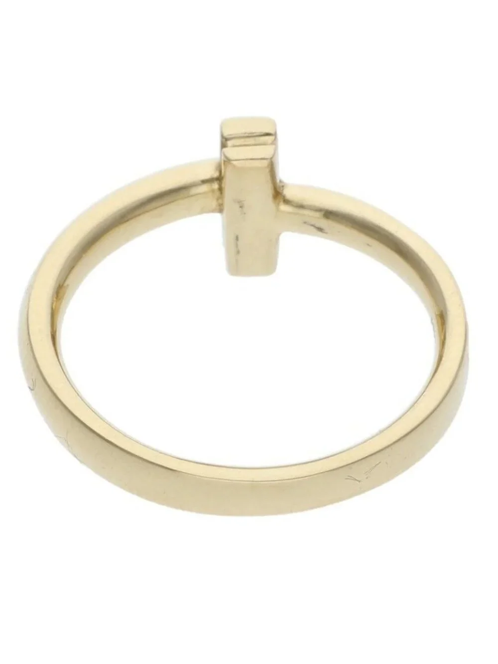 Tiffany & Co T One 18k Yellow Gold Ring